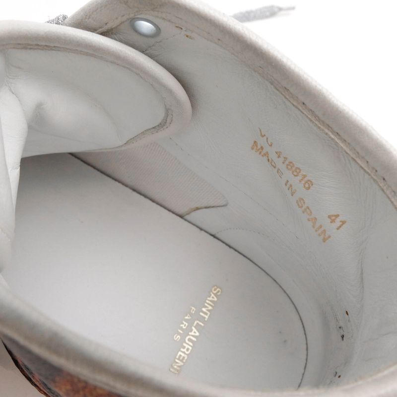 Saint Laurent/Yves Saint Laurent Shoes Sneakers Shoes High Cut Men Leather