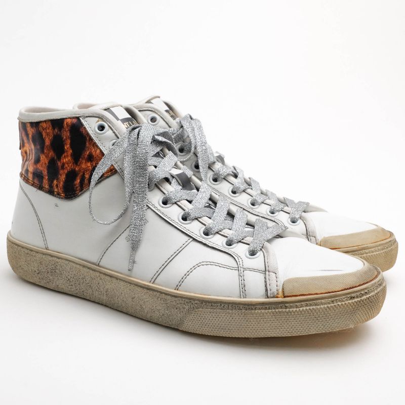 Saint Laurent/Yves Saint Laurent Shoes Sneakers Shoes High Cut Men Leather