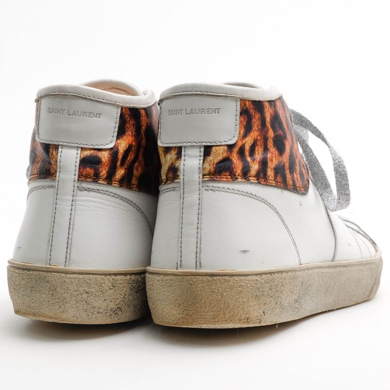 Saint Laurent/Yves Saint Laurent Shoes Sneakers Shoes High Cut Men Leather