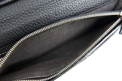 Fendi Long Wallet Men Leather Genuine Gray 7m0186-O72 Gray Roman Leather