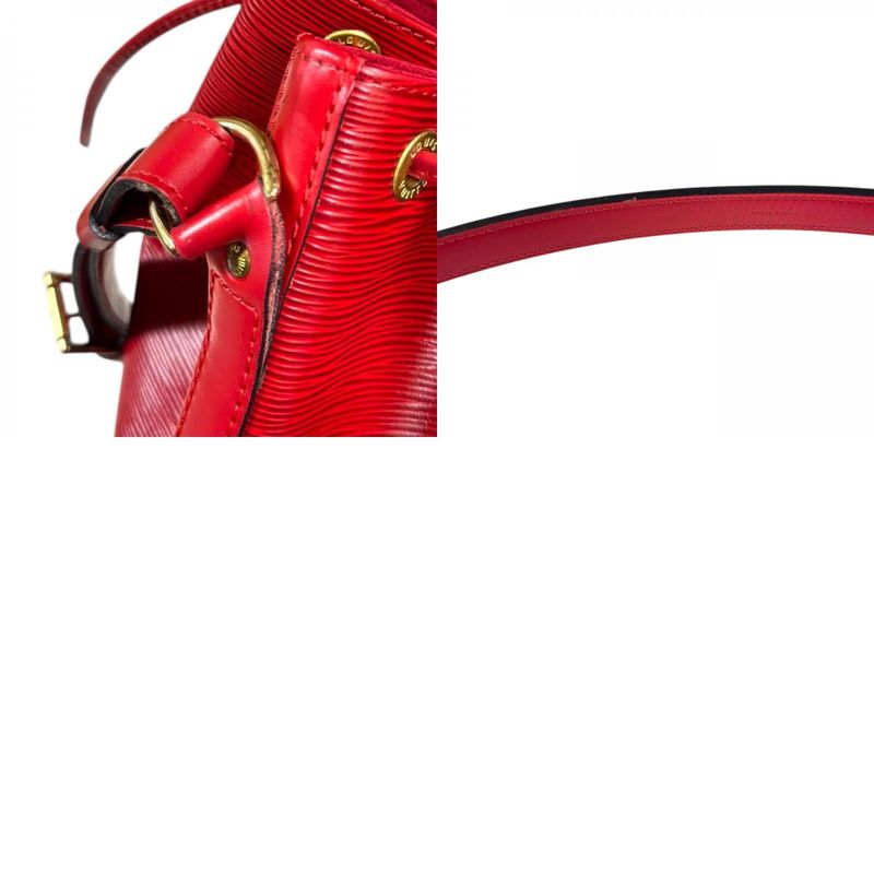Louis Vuitton Noe Epi Shoulder Bag Epi Leather M44007 Red Ladies Louis Vuitton