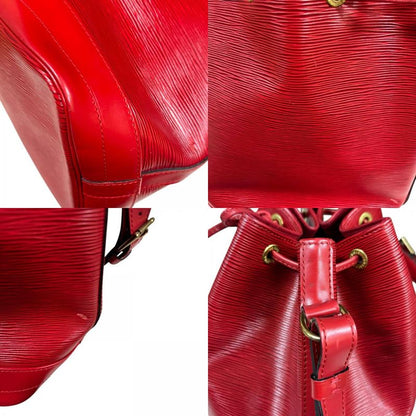 Louis Vuitton Noe Epi Shoulder Bag Epi Leather M44007 Red Ladies Louis Vuitton