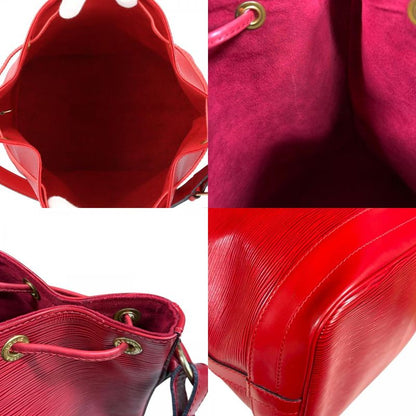 Louis Vuitton Noe Epi Shoulder Bag Epi Leather M44007 Red Ladies Louis Vuitton
