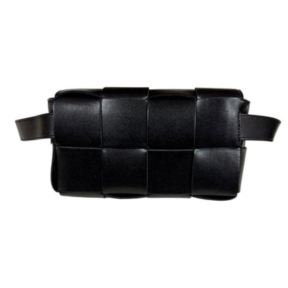 Bottega Veneta Cassette Belt Bag Mini Maxi Intrecciato Body Bag Leather Black