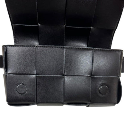Bottega Veneta Cassette Belt Bag Mini Maxi Intrecciato Body Bag Leather Black