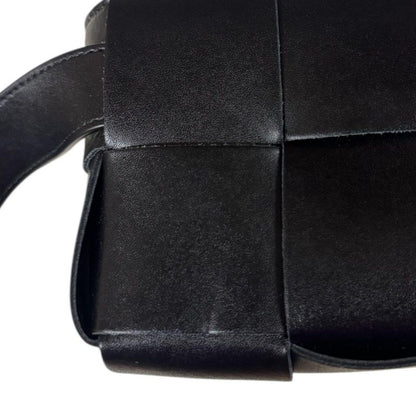 Bottega Veneta Cassette Belt Bag Mini Maxi Intrecciato Body Bag Leather Black
