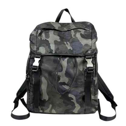 Prada Camouflage Backpack Daypack Nylon 2vz062 Men's Prada Preowned Prada