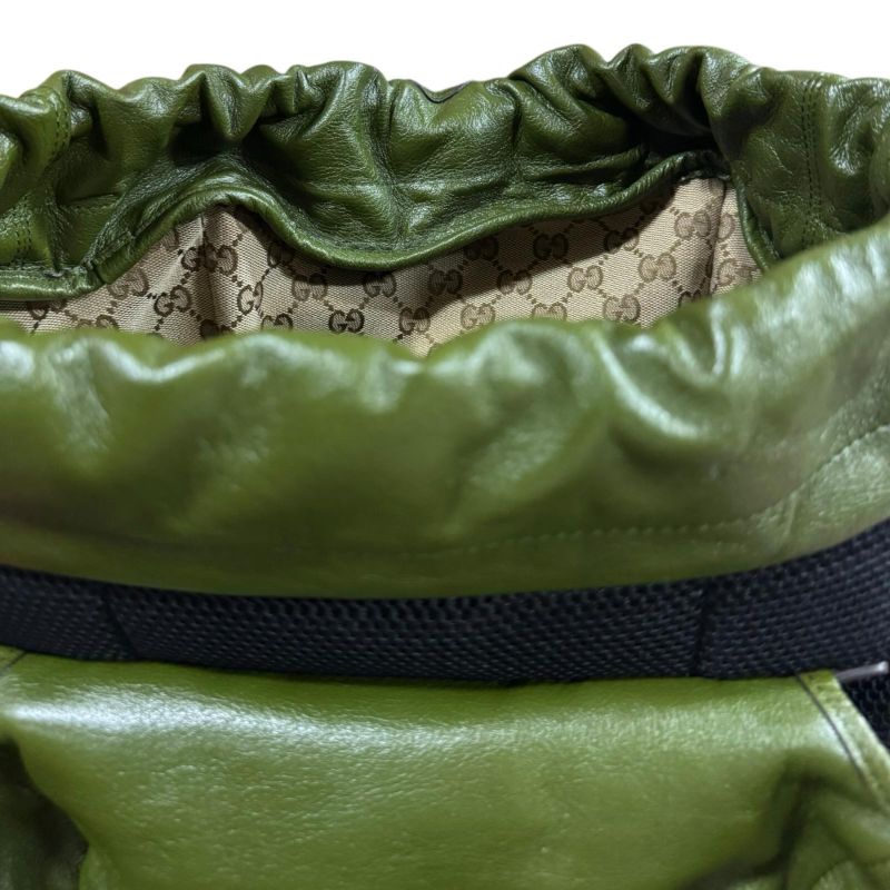 Gucci Double G Backpack Daypack Leather 725657 Men's Gucci Preowned Gucci