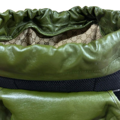 Gucci Double G Backpack Daypack Leather 725657 Men's Gucci Preowned Gucci