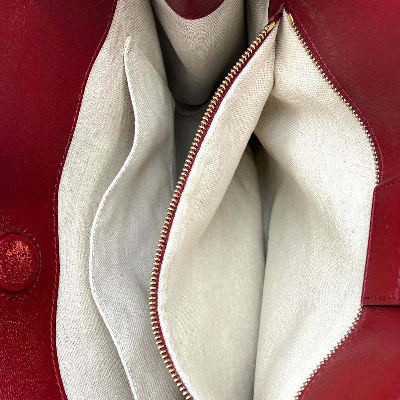 Gucci Horsebit Tote Bag GG Canvas Leather 623694 Beige Women's