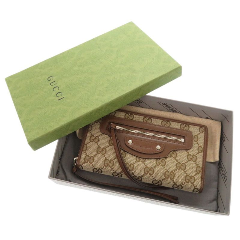 Gucci X Balenciaga the Hacker Project Neo-Classic 681710 GG Canvas Leather