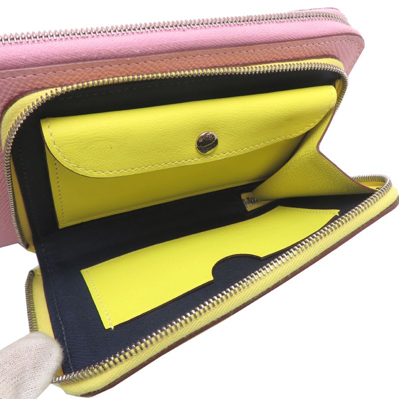 Hermes Shoulder Nouveau To Go Zip B Stamp Swift Mauve Bag