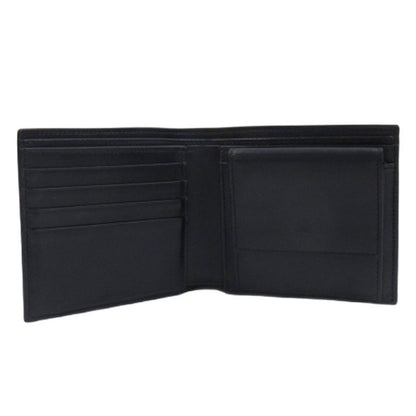 Celine Bifold Wallet Bifold Wallet Leather Black Aa