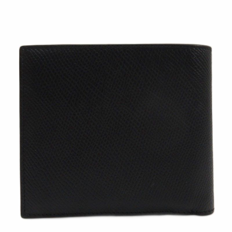 Celine Bifold Wallet Bifold Wallet Leather Black Aa