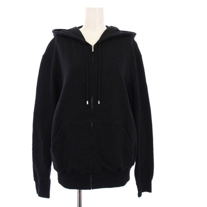 Chanel 20ss Graffiti CC Logo Sweatshirt Hoodie Long Sleeves Zip Up M Black