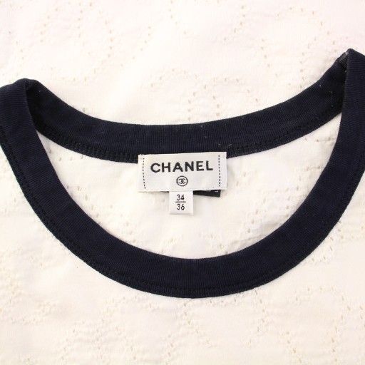 Chanel 24ss No.5 Coco Mark T-Shirt Cut and Sewn Short Sleeves Cropped Length 34