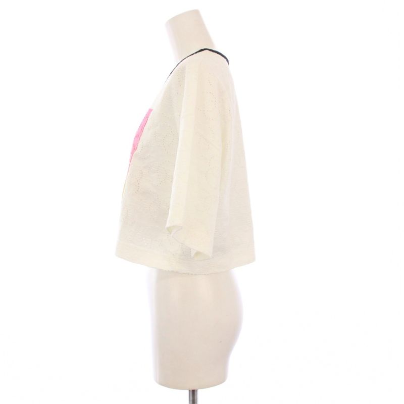 Chanel 24ss No.5 Coco Mark T-Shirt Cut and Sewn Short Sleeves Cropped Length 34