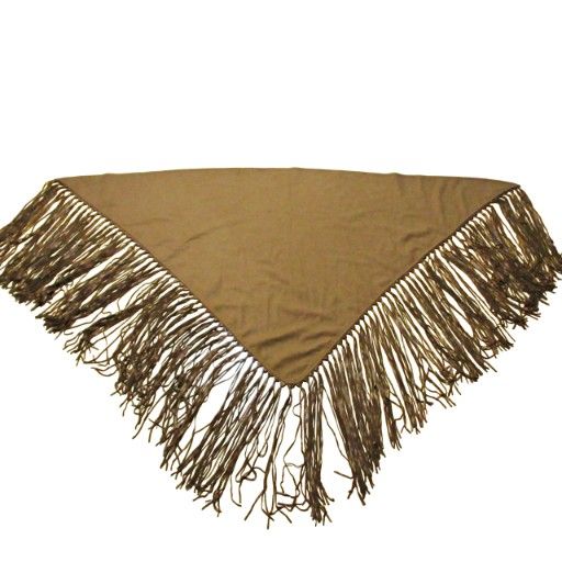 Hermes by Martin Margiela Period Vintage Cape Cashmere Wool Leather Fringe