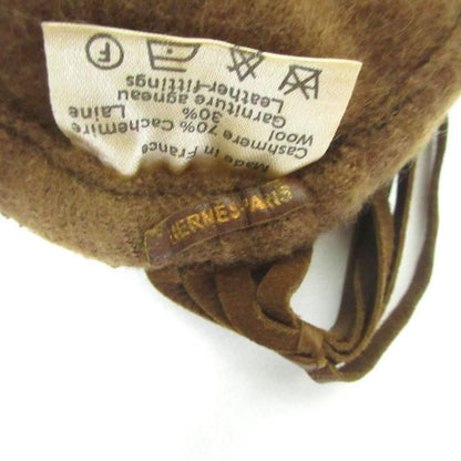 Hermes by Martin Margiela Period Vintage Cape Cashmere Wool Leather Fringe