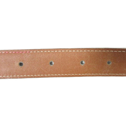 Hermes '92 Constance Reversible Pin Buckle Belt Stamped 0v H Logo Leather Gold