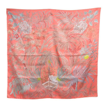 Hermes 23ss Carré Double Face 90 le Jardin des Peintres Painters' Garden Scarf