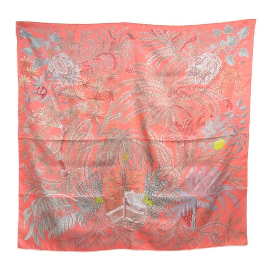 Hermes 23ss Carré Double Face 90 le Jardin des Peintres Painters' Garden Scarf