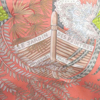 Hermes 23ss Carré Double Face 90 le Jardin des Peintres Painters' Garden Scarf