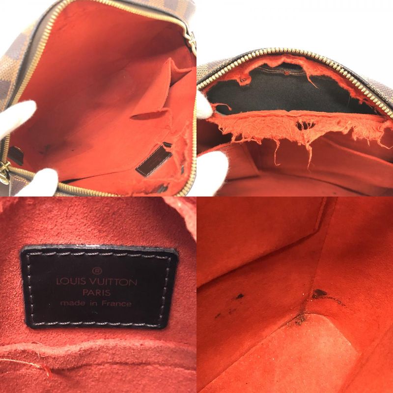 Louis Vuitton Shoulder Bag Ipanema GM N51292 Damier Canvas Ebène Brown