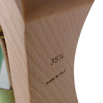 Louis Vuitton Mules 35 1 2 Women's Peppermint Leather