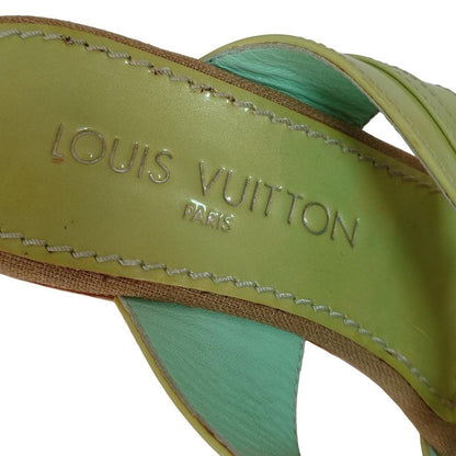 Louis Vuitton Mules 35 1 2 Women's Peppermint Leather