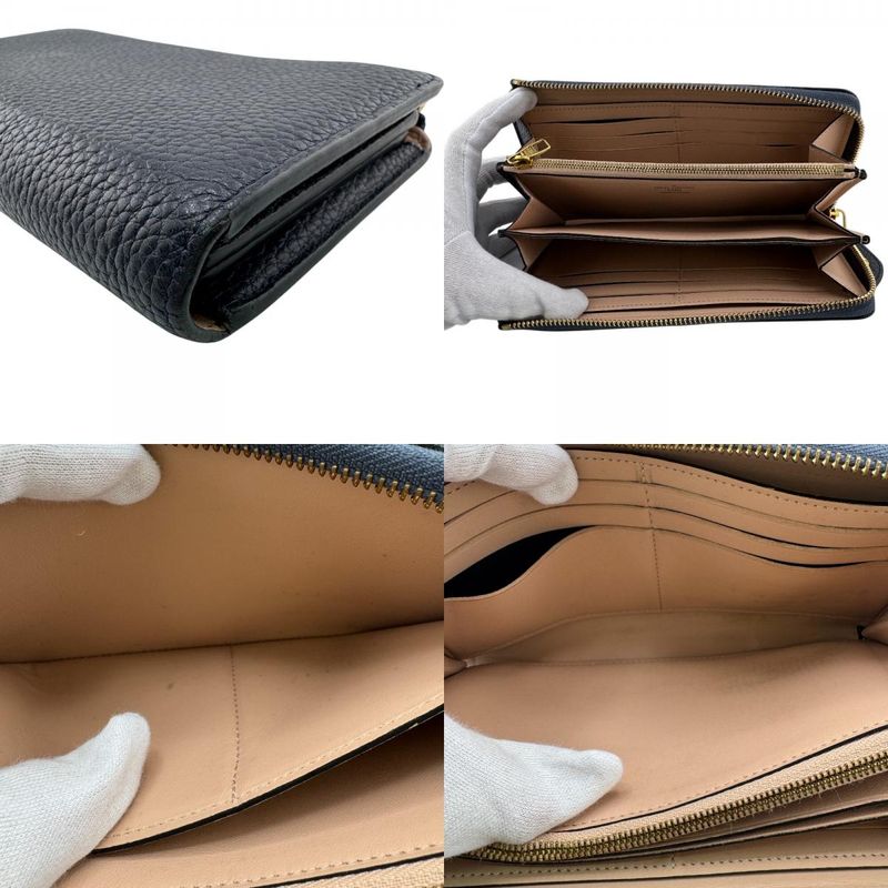 Louis Vuitton M68582 Round Zip Wallet Portefeuille Comete Long Wallet Beige