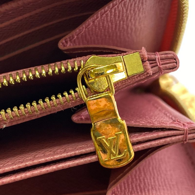 Louis Vuitton M81182 Denim Jacquard Zippy Wallet Long Wallet White Ladies