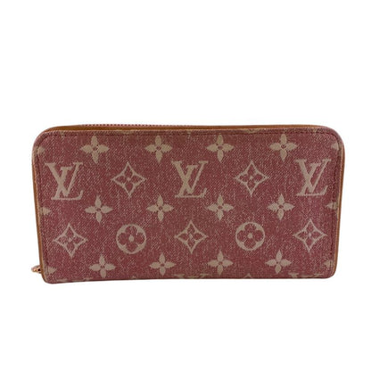 Louis Vuitton M81182 Denim Jacquard Zippy Wallet Long Wallet White Ladies