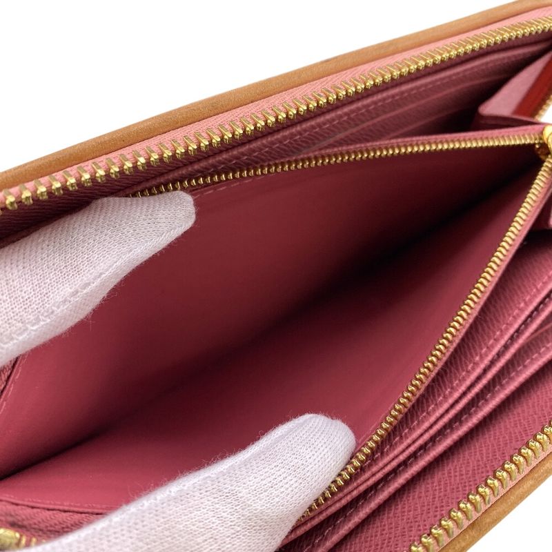 Louis Vuitton M81182 Denim Jacquard Zippy Wallet Long Wallet White Ladies