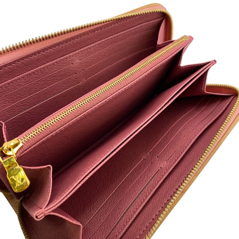 Louis Vuitton M81182 Denim Jacquard Zippy Wallet Long Wallet White Ladies