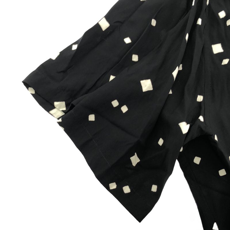 Saint Laurent Paris 19ss Square a Dos Dot Short Sleeveless Rayon Shirt 607070