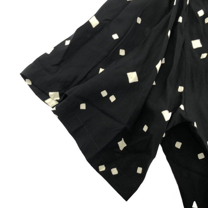 Saint Laurent Paris 19ss Square a Dos Dot Short Sleeveless Rayon Shirt 607070