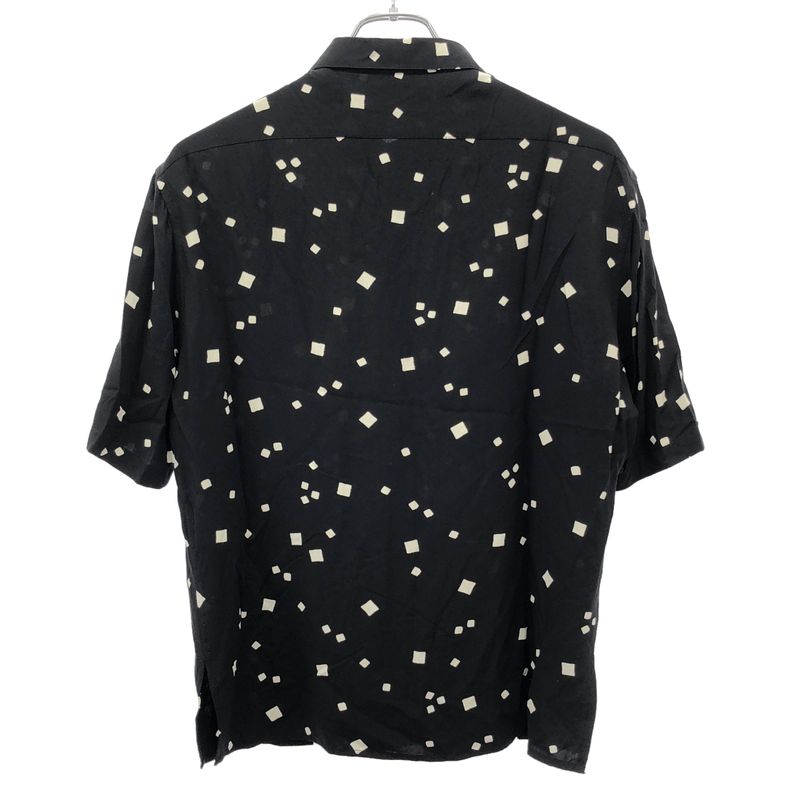 Saint Laurent Paris 19ss Square a Dos Dot Short Sleeveless Rayon Shirt 607070