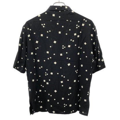 Saint Laurent Paris 19ss Square a Dos Dot Short Sleeveless Rayon Shirt 607070