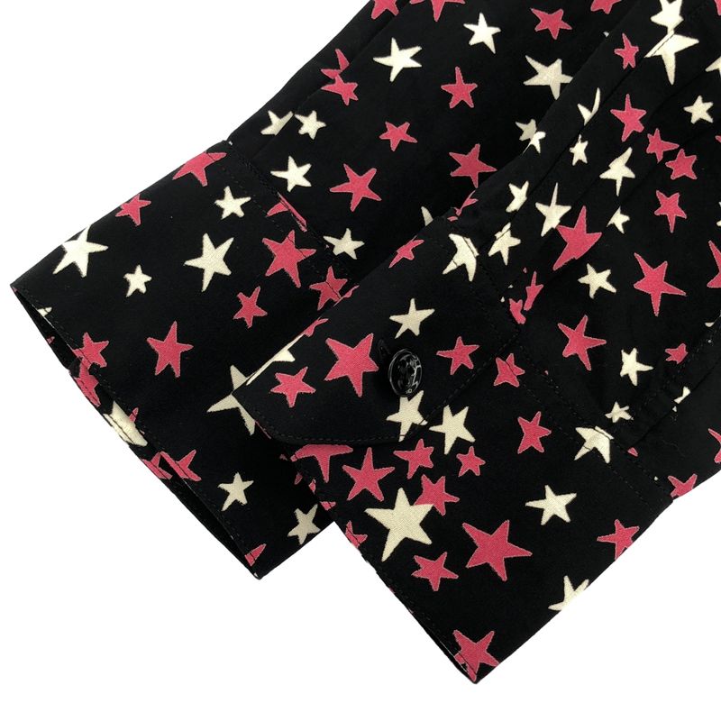 Saint Laurent Paris Rayon Star Shirt 376916 Y310p Black 37