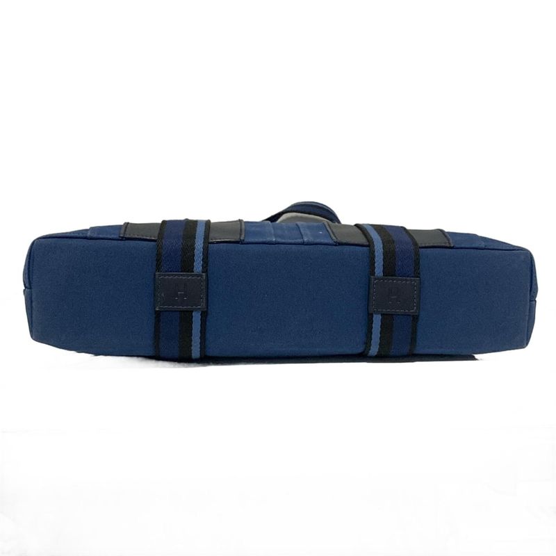 Hermes Tote Bag Troca Horizontal MM Blue X Black X Light Blue Leather