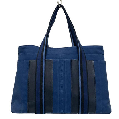 Hermes Tote Bag Troca Horizontal MM Blue X Black X Light Blue Leather