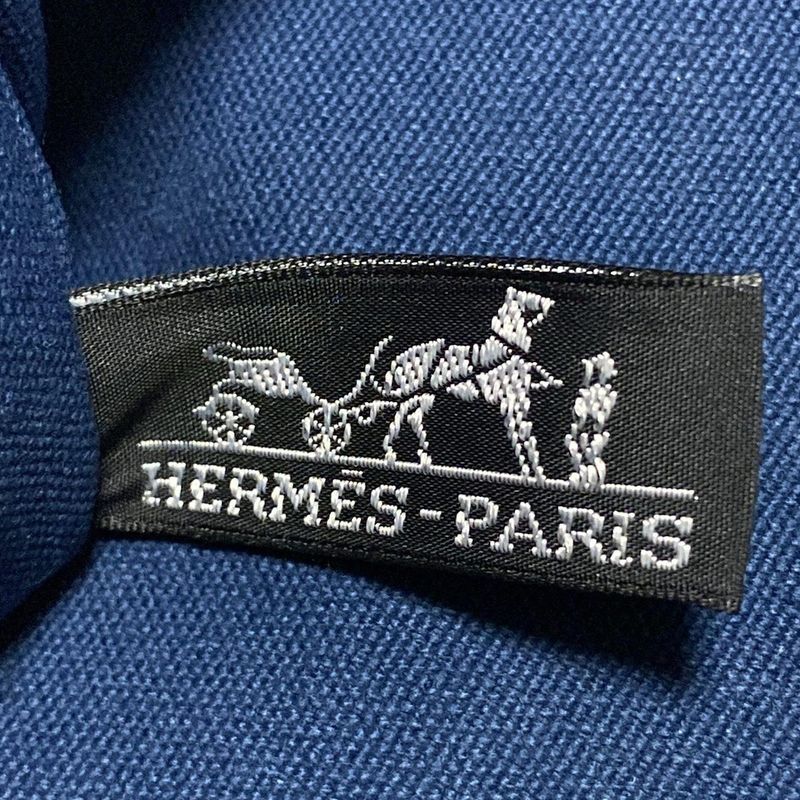 Hermes Tote Bag Troca Horizontal MM Blue X Black X Light Blue Leather