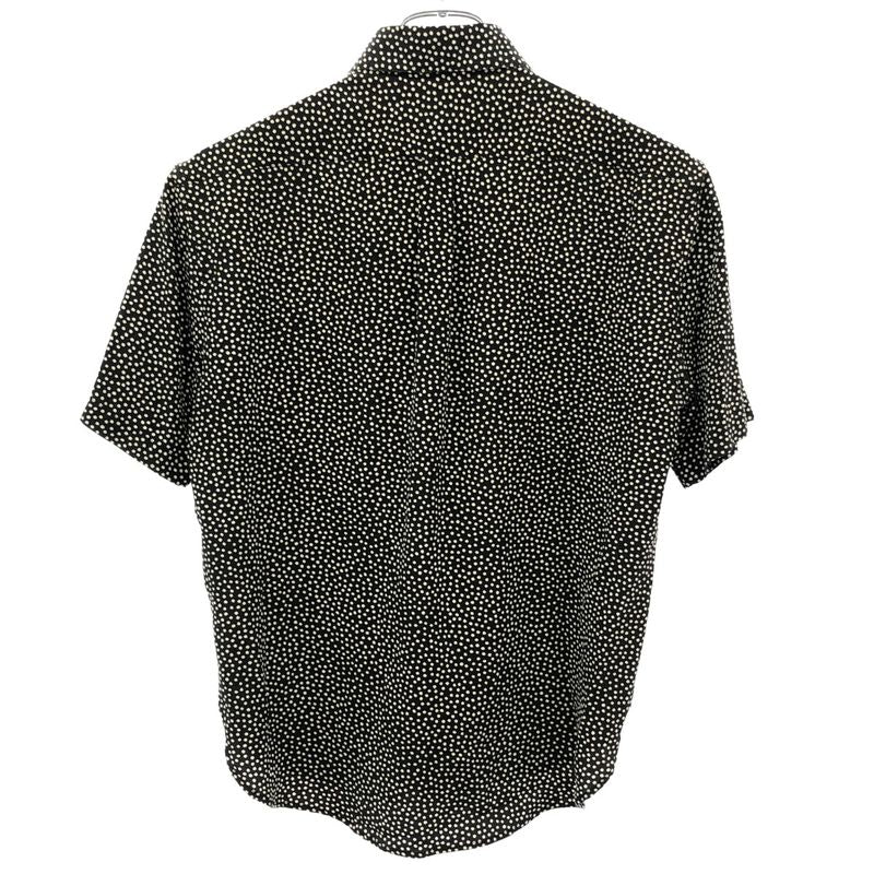 Saint Laurent Paris 18ss Silk Dot Short Sleeve Shirt 498977 Y347s Black 37