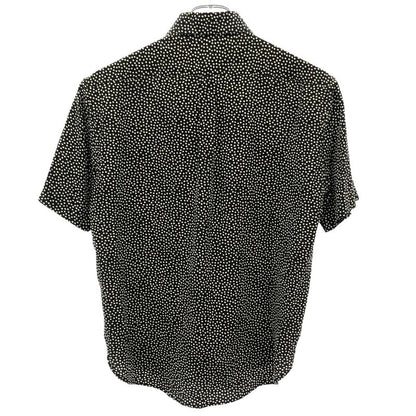 Saint Laurent Paris 18ss Silk Dot Short Sleeve Shirt 498977 Y347s Black 37