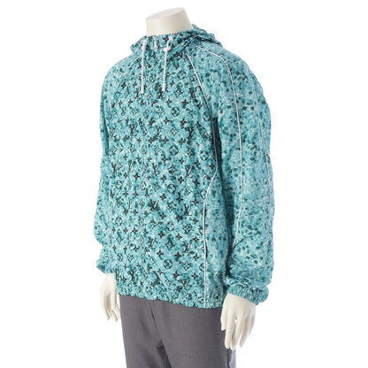 Louis Vuitton 23aw Nylon Monogram Printed Hoodie Jacket Rm232m Zs2 Hpb10w Blue