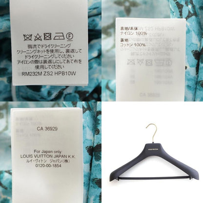 Louis Vuitton 23aw Nylon Monogram Printed Hoodie Jacket Rm232m Zs2 Hpb10w Blue