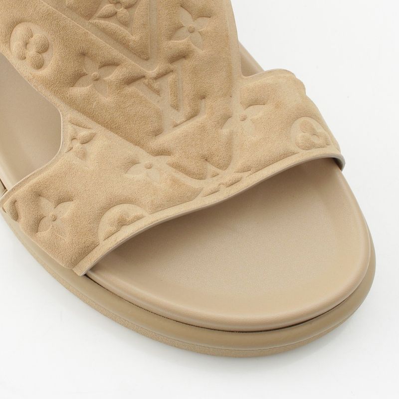 Louis Vuitton Oasis Suede Calf Leather Monogram LV Sandals Mules Shoes 1ahsel