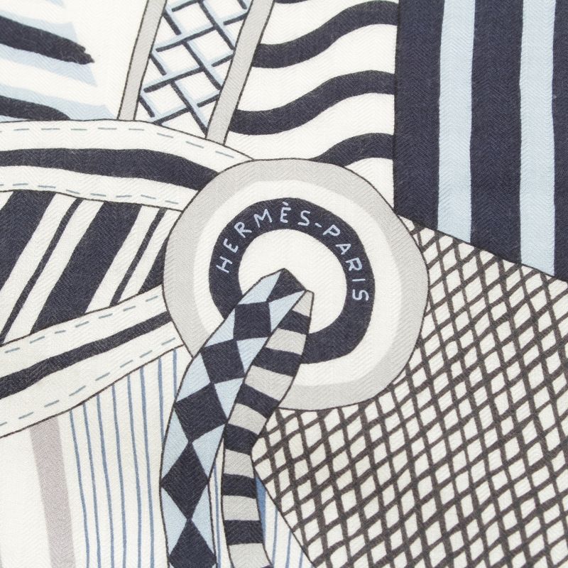 Hermes Carre Geant LA Selle Imaginaire Saddle of Imagination Cashmere Silk