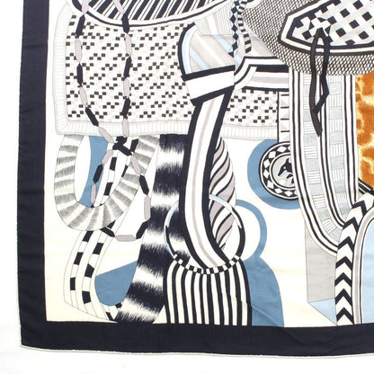 Hermes Carre Geant LA Selle Imaginaire Saddle of Imagination Cashmere Silk